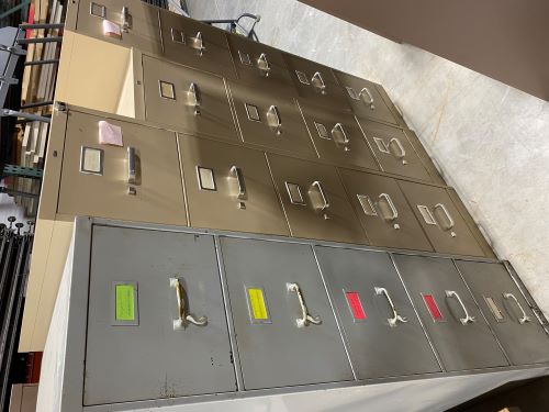 Lot of 12 Filing Cabinets